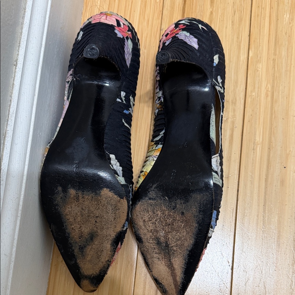 Vintage Susan Bennis/Warren Edwards Heels Size 9 1/2 - Picture 9 of 12